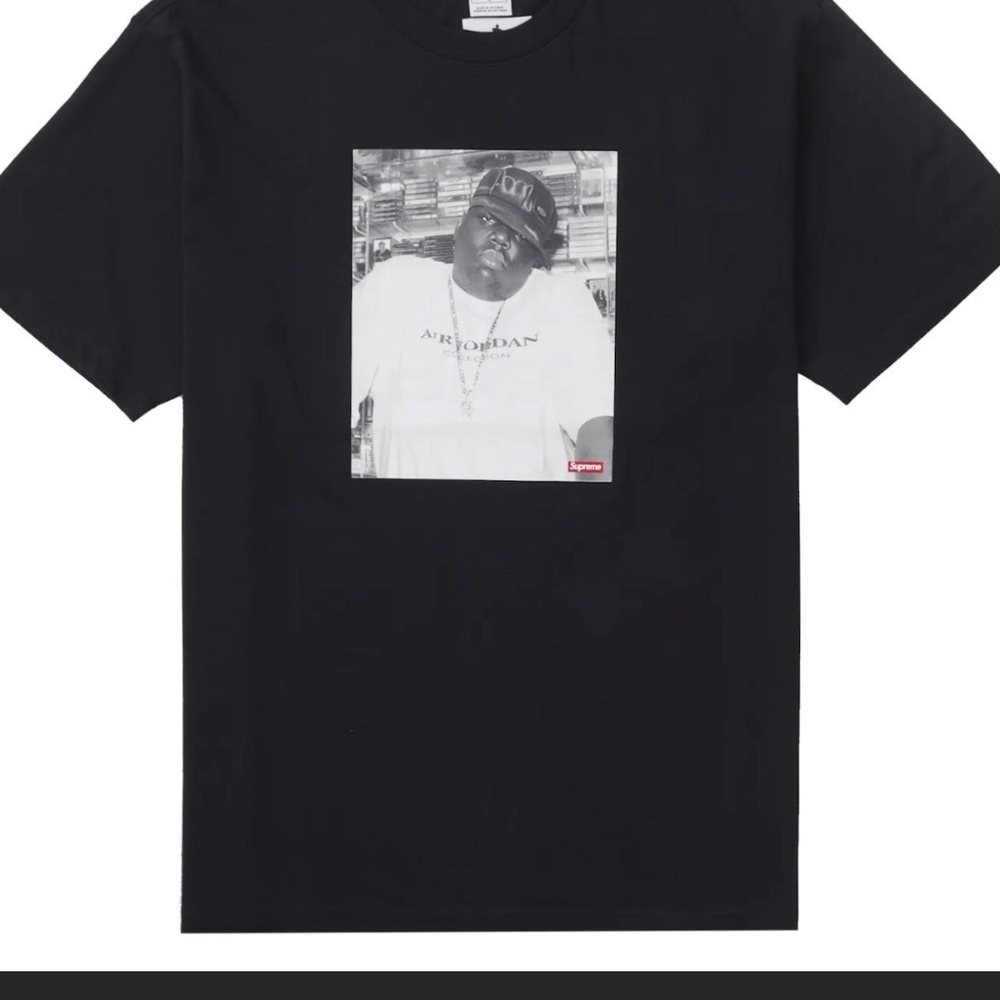 Jordan Black Short Sleeve Tee with Graphic Design
